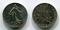 Semeuse 1 Franc 1913