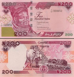 NIGERIA - PICK 47 C 1 - 200 NAIRA - 2024