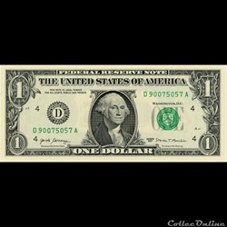 D- 1$ Federal Reserve Notes - Small Size 2017 Series