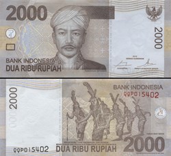 INDONÉSIE - PICK 148g - 2000 ROUPIES - 2015