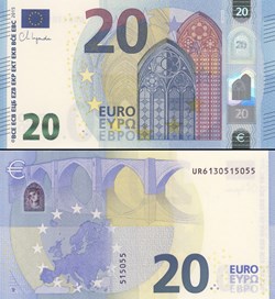 20 EUROS - SIGNATURE LAGARDE - PICK 22 U - FRANCE