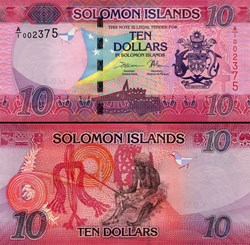 ILES SALOMON - PICK 33a - 10 DOLLARS - 2017