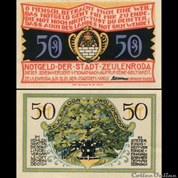 Zeulenroda  50 pfennig