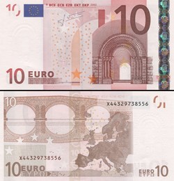 10 EUROS - SIGNATURE TRICHET - PICK 9 X 2 - ALLEMAGNE