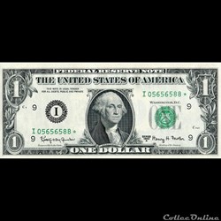 I- 1$ Federal Reserve Notes - Small Size 1963A Series