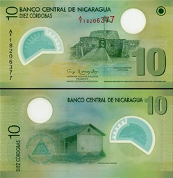 NICARAGUA - PICK 201 a  - 10 CORDOBAS - 2007