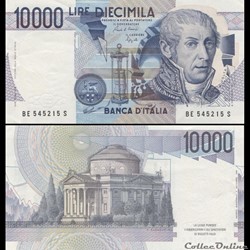 ITALIE - PICK 112 b - 10 000 LIRE - 1984