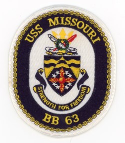 Marine - Patch USS Missouri  - BB63