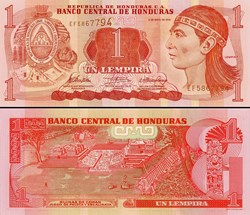HONDURAS - Pick 89b - 1 LEMPIRA - 2010