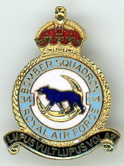Insigne R.A.F - 34° Squadron (XXXIV°)