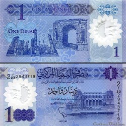 LIBYE - PICK 85? - 1 DINAR - 2019