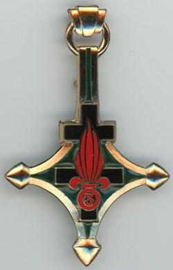 Insigne Légion Etrangère - 3ème Compagnie Saharienne Portée de Légion Étrangère