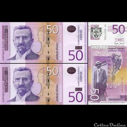 SERBIE - PICK 40 a - 50 DINARA - 2005