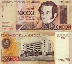 VENEZUELA - PICK 085 d - 10 000 BOLIVARES - 2004
