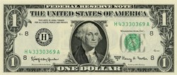 H- 1$ Federal Reserve Notes - Small Size 1963A Series