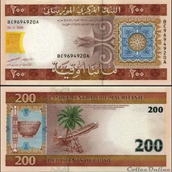 MAURITANIE - PICK 11b - 200 OUGUIYA - 2006