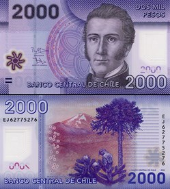 CHILI - PICK 162 f - 2000 PESOS - 2016