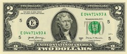 E- Richmond District - 2$ Federal Reserve Notes - Small Size 2017A Series