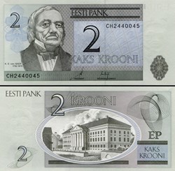 ESTONIE - PICK 85 a - 2 KROONI - 2006