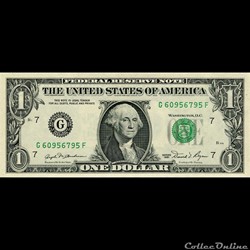 G- 1$ Federal Reserve Notes - Small Size 1981 Series