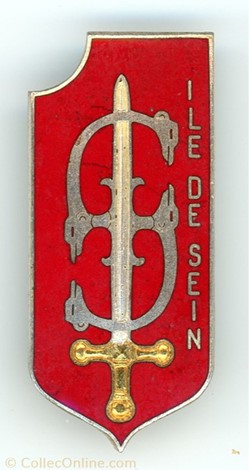 Insigne EOR Coët - 801 - 11° - 12° Compagnie - Promotion "ILE DE SEIN"