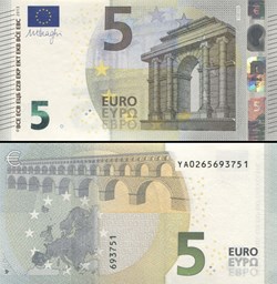 5 EUROS - SIGNATURE DRAGHI - PICK 20 Y - GRÈCE