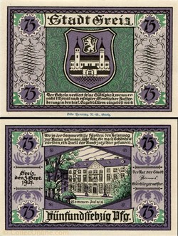 Greiz - 75 pfennig