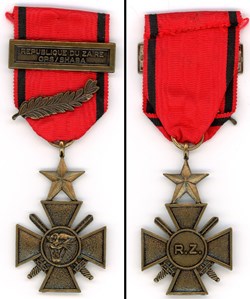 Médaille de  Kolwesi - Croix de la Bravoure Zairoise