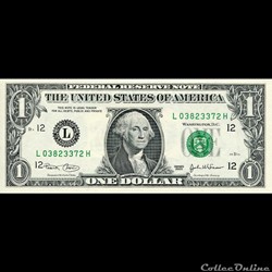 L- 1$ Federal Reserve Notes - Small Size 2003 Series