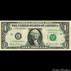 L- 1$ Federal Reserve Notes - Small Size 1981 Series