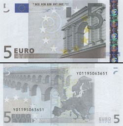 5 EUROS - SIGNATURE DUISENBERG - PICK 1 Y 2 - GRÈCE
