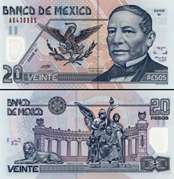 MEXIQUE - PICK 116d2 - 20 PESOS - 2003