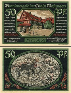 Wasungen - 50 pfennig