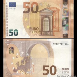 50 EUROS - SIGNATURE DRAGHI - PICK 23 P - PAYS-BAS