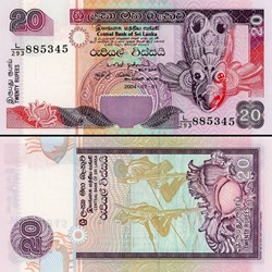 SRI-LANKA - PICK 109 c - 20 ROUPIES - 2004