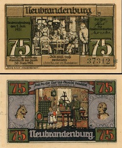 Neubrandenburg - 75 Pfennig