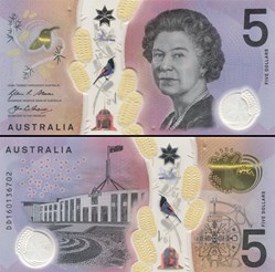 AUSTRALIE - PICK 62 a - 5 DOLLARS - 2016