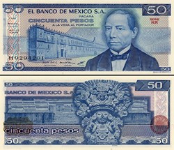 MEXIQUE - PICK 073a.KR - 50 PESOS - 1981
