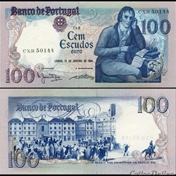 PORTUGAL - PICK 178 c 6 - 100 ESCUDOS - 1984