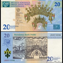 POLOGNE - PICK 191 - 20 ZLOTYCH - 2017