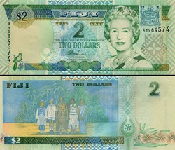 FIDJI - PICK 104 a - 2 DOLLARS - 2002