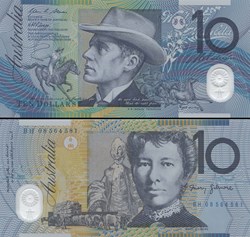 AUSTRALIE - PICK 58 e - 10 DOLLARS - 2008