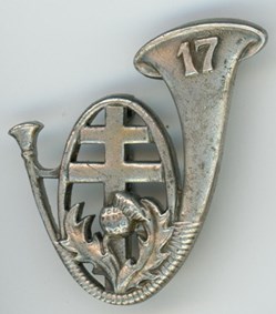 Insigne du 17° Bataillon de Chasseurs à Pied