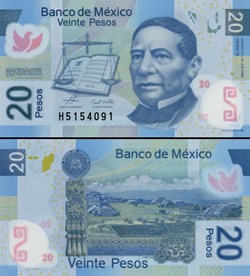 MEXIQUE - PICK 122b - 20 PESOS - 2006