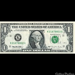 K- 1$ Federal Reserve Notes - Small Size 1995 Series