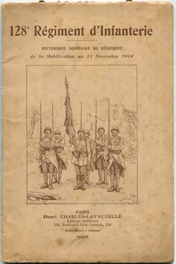 HISTORIQUE DU 128 ° RÉGIMENT D'INFANTERIE