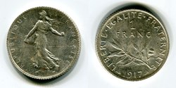 Monnaie trésor Mémé et Pépé - 1917