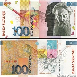SLOVÉNIE - PICK 31 a - 100 TOLARJEV - 2003