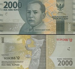 INDONÉSIE - PICK 155 f - 2000 ROUPIES - 2021