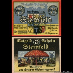 Steinfeld  75 Pfennig